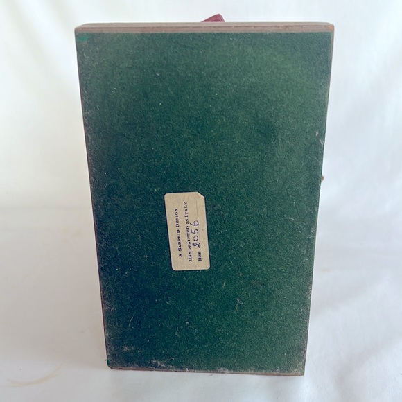 Vintage Sarreid Wooden Books Bookend Ref- 2056a Handpainted In Italy - Picture 5 of 9